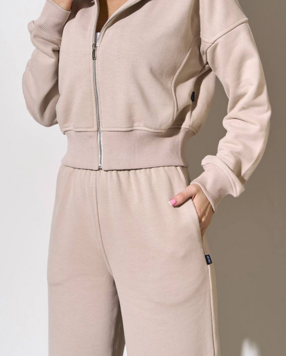 9 Спортивний костюм із довгою блискавкою з капюшоном